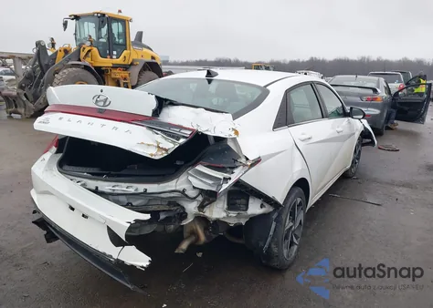 2021 Hyundai Elantra Sel z USA, uszkodzony, nr VIN 5NPLN4AG7MH023897